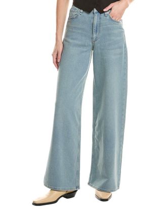 Rag & Bone Ultra Stretch Serena High-Rise Light Wash Wide Leg Jean