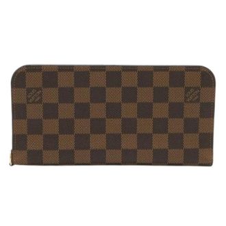Louis Vuitton Pre-owned Clutches, female, Brown, Size: ONE SIZE Pre-owned Portefeuille Insolite Damier long wallet