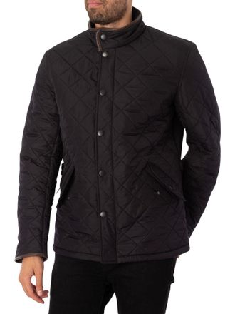 Barbour Gewatteerde Jas Van Powell, Blauw
