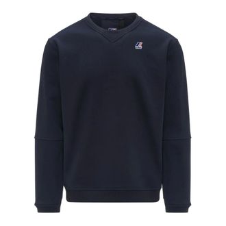 K-Way Nael Brushed PC - - Sweatshirts & Hoodies - Uomo - Blu - S