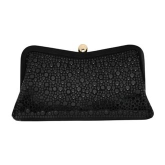 Twentyfourhaitch Clutch Elinea - Bags - Mujer - Negro - ONE SIZE