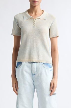 Maison Margiela Bird Fitted T-Shirt in Cream at Nordstrom, Size X-Small