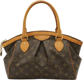 Louis Vuitton Brown Monogram Canvas Handbag Tote Bag (Pre-Owned)