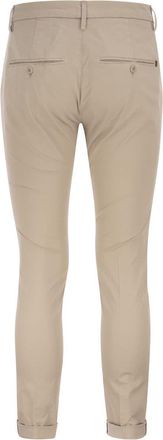 Dondup Mens Gaubert - Slim-fit Trousers - Tan Cotton - Size 30 (Waist)