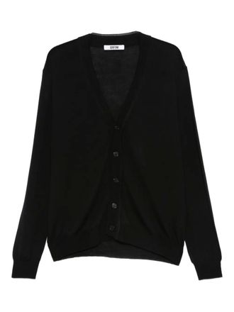 Mauro Grifoni Cardigan con bottoni e scollo a V - Nero