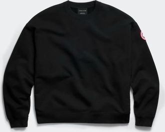 Canada Goose Manteau &agrave; col rond Rove (Hommes, Black, TG)