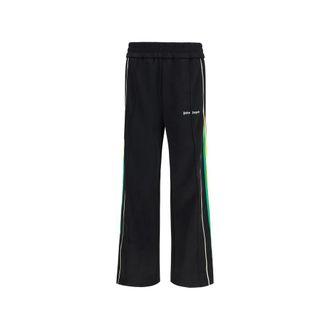 Palm Angels Logo-print Side-stripe Track Pants