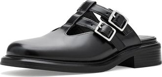 Vagabond Ellis Mules Womens Flat Shoes Black : EU 40 (US Womens 10) M, Leather