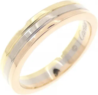 Cartier Pink Gold White Gold Yellow Gold Yellow Gold (18K) Pink Gold (18K) White Gold (18K) Band Ring (Pre-Owned)