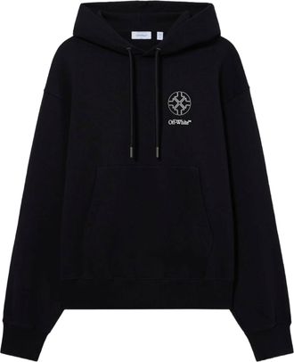 Off-white Black Offline Half Arrow Adjustable Hoodie