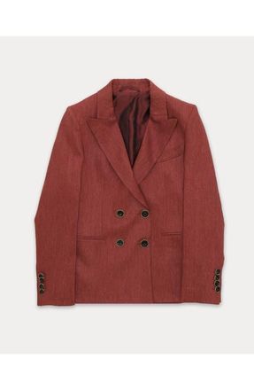 Fortela Bastien Classic Linen Jacket in Burgundy at Nordstrom, Size 44 Eu