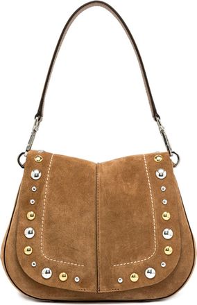 Gianni Chiarini Caramel Helena Round Suede Bag