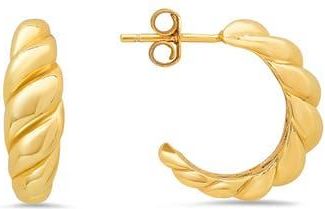 Queen Jewels Chunky Shrimp Hoop Earrings in Gold at Nordstrom Rack