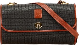 Bally Pvc Leather Shoulder Bag (Pre-Owned)