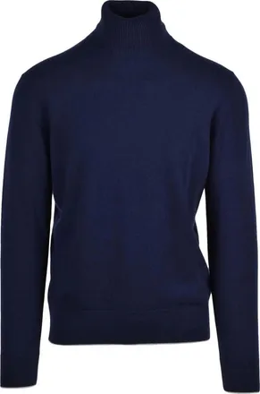 Eleventy Truien & Vesten, Heren, Blauw, S, Kasjmier, Maglia Dolcevita