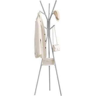Woltu Perchero De Pie Con 9 Ganchos, Gris - Woltu