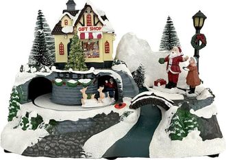 Mobili Rebecca Mobili Rebecca - Rebecca Mobili Escena De Navidad Con Movimiento Pueblo De Bel&eacute;n Idea De Regalo