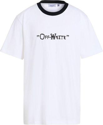 Off-white Off- Cotton Mens T-Shirt