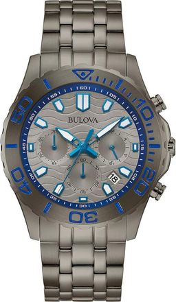 Bulova Chronograph Bracelet Watch, 42mm in Gray at Nordstrom Rack