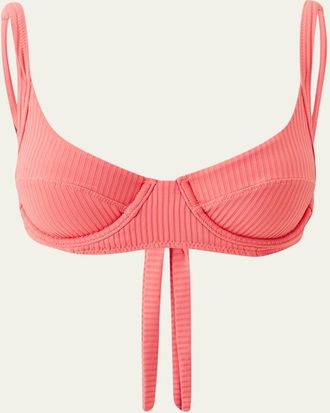 Melissa Odabash Noto Ribbed Bikini Top