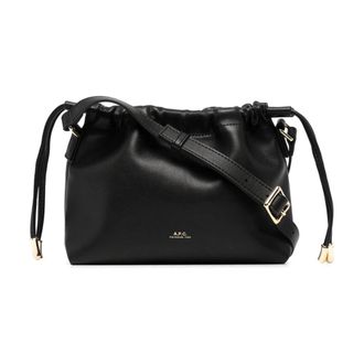 A.P.C. A.p.c. - Ninon Mini Bag - Dames - Tassen - Zwart - Maat: ONE Size Leer
