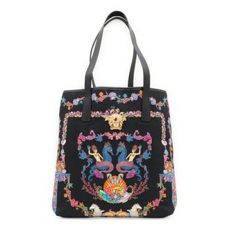 Versace La Medusa Canvas Tote Bag