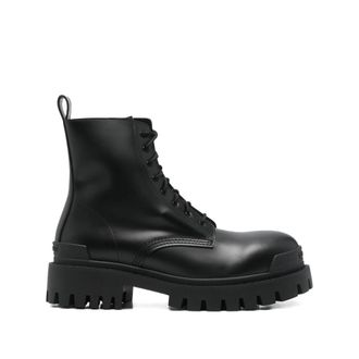 Balenciaga 49mm Lace-up Boots