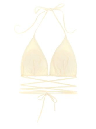 Magda Butrym Re22 Bikini Top - Ivory