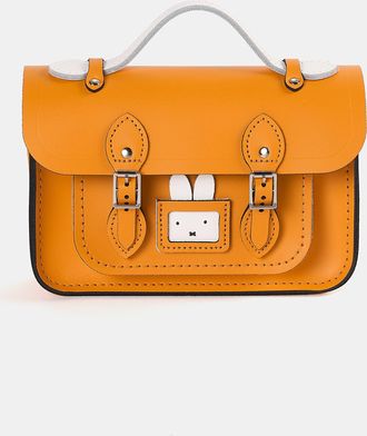 The Cambridge Satchel Company The Peekaboo Miffy Mini Satchel - Carrot Orange