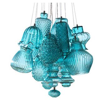 Karman CERAUNAVOLTA suspension lamp, tiffany