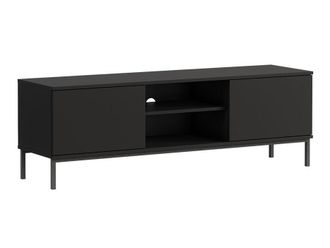 Mirjan24 Mobilier1 - Mueble Tv Lomsore 101, Negro, N&uacute;mero De Puertas: 0, N&uacute;mero De Cajones: 0, 150x50x41cm