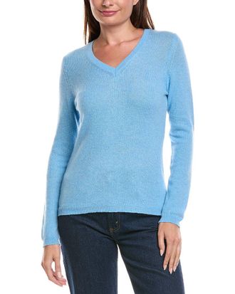 Fort&eacute; Cashmere V-Neck Cashmere Sweater