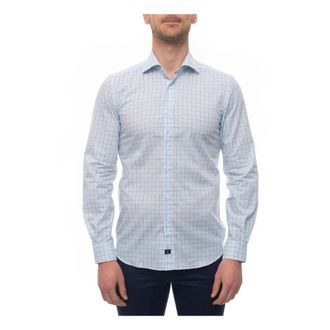 Fay Casual overhemd - Heren - Casual Overhemden - Blauw - XL - Katoen - Overhemden