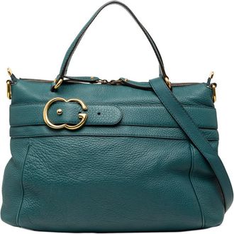 Gucci Pre-owned Gucci Medium Leather Ride Top Handle Bag Ladies 269963 493075