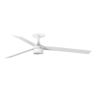 Netlighting Cruiser Recessed 160cm TEK LED Ceiling Fan Matt White 2700K