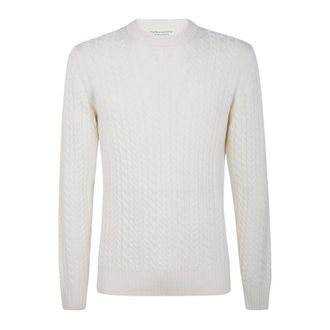 FILIPPO DE LAURENTIIS Heren, Truien, Wit, Maat: XL Wol