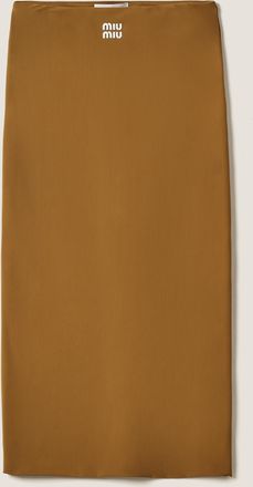 Miu Miu Stretch jersey skirt