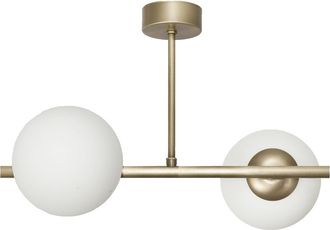 OEM L&aacute;mpara Colgante De Techo Tipo Ara&ntilde;a Con Pantallas De Bolas De Cristal, Casquillo E14, Led, P&aacute;tina De Titanio 14-908