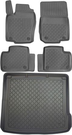 OEM Juego De Alfombrillas Para Coche Y Maletero Para Mercedes Clase M W166 Suv (noviembre De 2011 A Mayo De 2015)