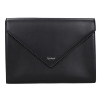 Ferragamo Bolso de mano de piel - Bags - Mujer - Negro - ONE SIZE