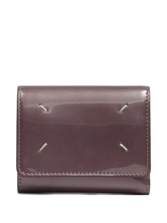 Maison Margiela Portafoglio Clip 3 con zip - Marrone