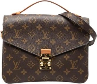 Louis Vuitton Pre-owned Pochette Metis - Dames - Vintage Schoudertas - Bruin - ONE Size - Leer - Vintage