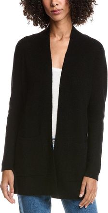 Forté Cashmere Wool & Cashmere-Blend Drape Cardigan