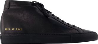 Common Projects Sneakers Achilles Mid Premium - - Shoes - Uomo - Nero - 40 EU