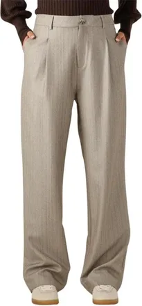 Ibana Dames, Broeken, Beige, Maat: 2XL Poliester