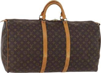 Louis Vuitton Pre-owned Weekend Bags, female, Brown, Size: ONE SIZE Pre-owned Keepall Duffle Bag