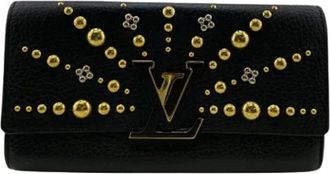 Louis Vuitton Pre-owned Wallets, female, Black, Size: ONE SIZE Pre-owned Long wallet (bi-fold)