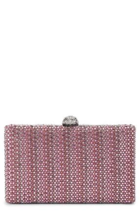 Kurt Geiger Kensington Crystal Frame Clutch in Open Pink at Nordstrom