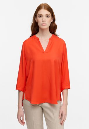 Eterna Longbluse ETERNA LOOSE FIT, Damen, Gr. 38, rot, 100% Viskose, Blusen Longbluse