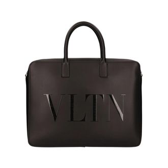 Valentino Garavani Klassieke Dubbele Handvat Aktetas - Heren - Handtassen - Zwart - ONE Size - Tassen